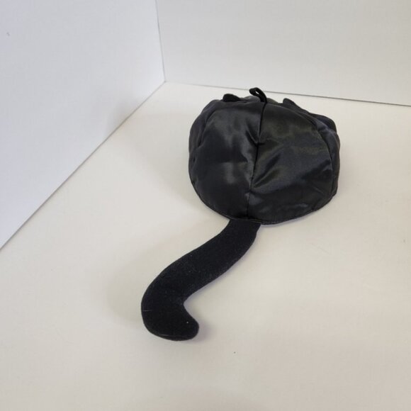 Vintage 1985 Hallmark Cards Halloweenie Beanies Black Cat Hat Halloween - Picture 2 of 6